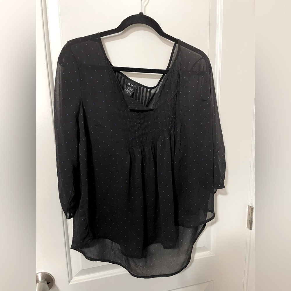 Torrid Sheer Shirt